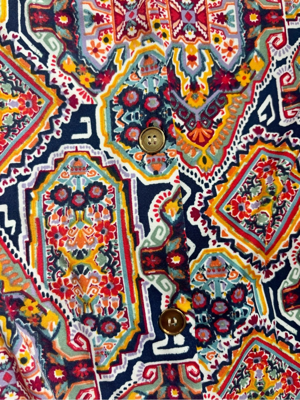 Leota Multicolor Print Wrap Dress - Picture 7 of 8